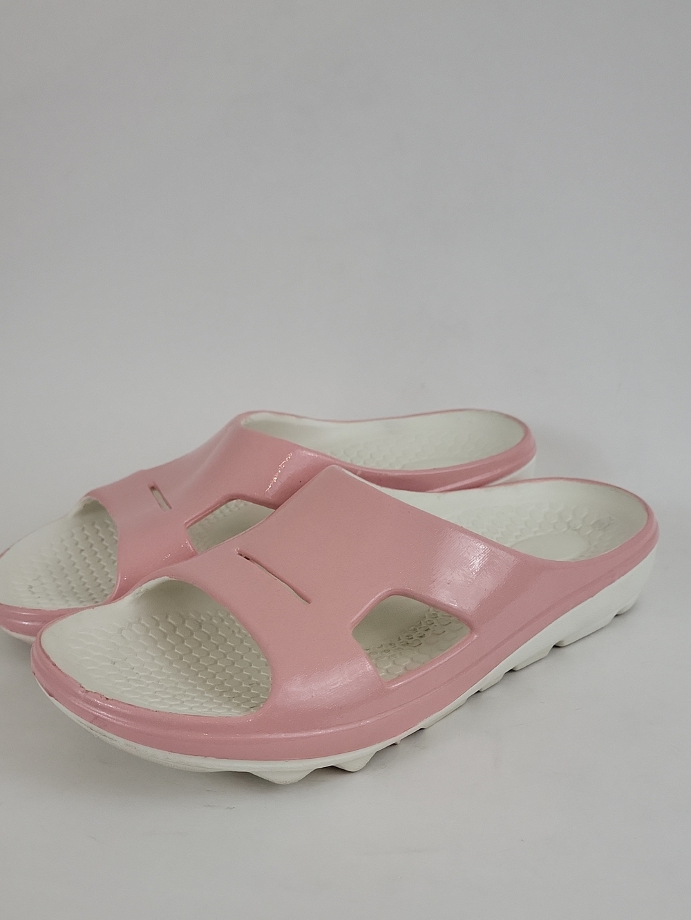 Spenco Women's Fusion 2 Pearlized Slide Pearl Blush Pink Size 9 / Men's 8